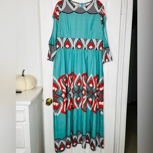 Women’s Tribal Print Maxi Dress